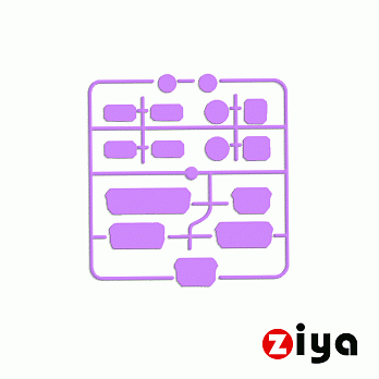 [ZIYA] 筆記型電腦 桌上型電腦 防塵孔塞 -繽紛糖果色 (兩組入)葡萄紫