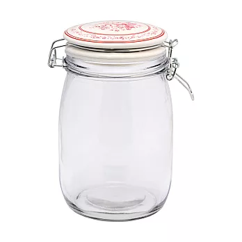 Abelone raspberry 玻璃儲物罐L 1000ml