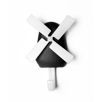 QUALY 轉轉風車-壁掛(黑色)