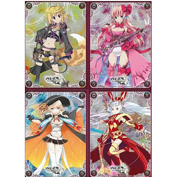 擴散性百萬亞瑟王角色收集卡套組(一組4張)