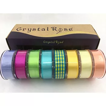 【Crystal Rose緞帶專賣店】糖果世界緞帶禮盒8入