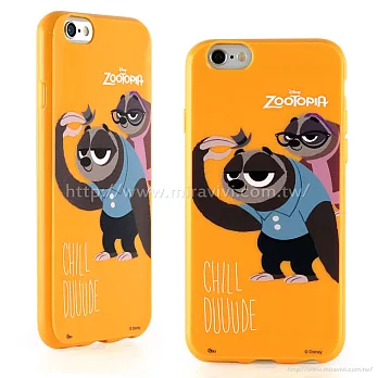 Disney iPhone 6/6s 動物方程式ZooTooPIA 彩繪保護軟套樹懶夥伴