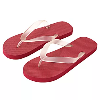 [MUJI無印良品]海灘夾腳拖鞋XL紅色