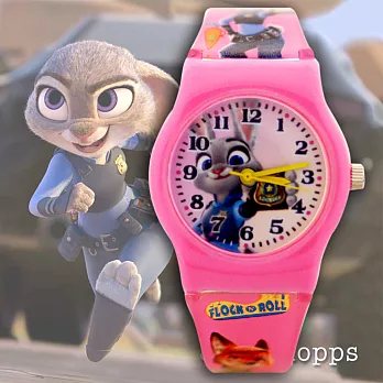 Disney 迪士尼 動物方城市授權卡通錶-警探茱蒂