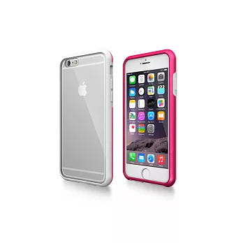 motomo iPhone6/6s 4.7吋 INO Quattro 雙色保護殼 桃紅色
