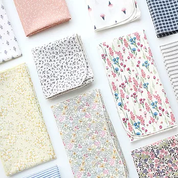 Livework 溫暖微風親膚手帕V1-小紫花