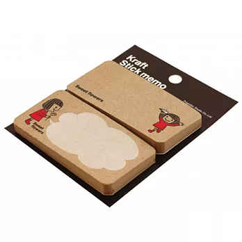 【日本製!】PROPELLER STUDIO 牛皮 便條紙【 四款選!】小女孩款