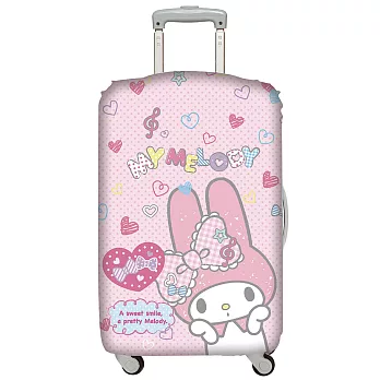 LOQI 行李箱外套│美樂蒂 粉紅M號