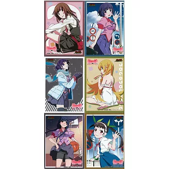 物語系列女主角新造型卡套組(一組6張)