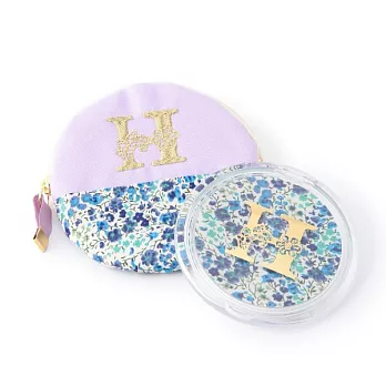 【Afternoon Tea】16春LIBERTY英文字母隨身鏡 H