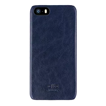 alto iPhone 5/5S/SE 真皮手機殼背蓋 Original - 海軍藍