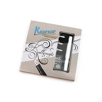 德國KAWECO Calligraphy系列藝術書法鋼筆 組/ 白