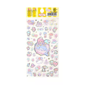 《Sanrio》雙星仙子歡樂夏日閃亮貼紙