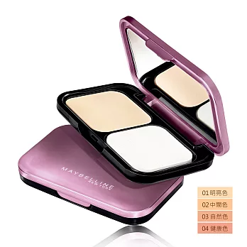MAYBELLINE 媚比琳 清透嫩全效8合1粉餅升級版01明亮色 9g