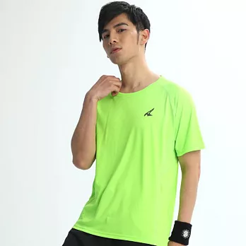 AIRWALK-吸濕排汗舒適機能服T桖M綠