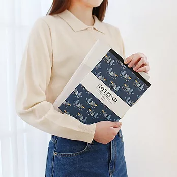 Indigo 柳林風聲經典便條紙本B-森林幽藍