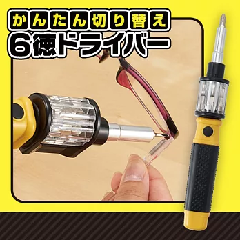 【艾美迪雅】1006986_簡單替換6合1螺絲起子