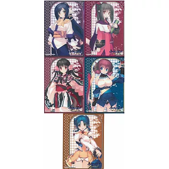 受讚頌者 虛偽的假面角色收集卡套組(一組5張)