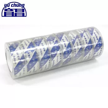育昌OPP迷你事務膠帶19mm×33M(8入)粉字管