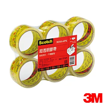 3M Scotch 超透明封箱膠帶(48mm)