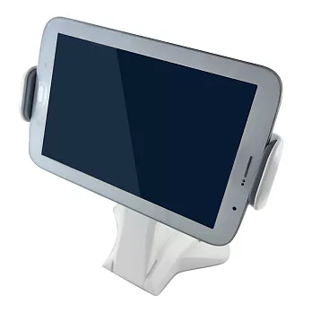 機樂堂 手機/平板電腦台式單折支架白灰色