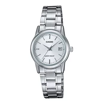 CASIO 卡西歐 LTP-V002D-7A 女錶 指針表 不銹鋼錶帶 礦物防刮玻璃