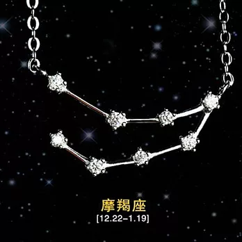 AmaZing 幸運密碼-12星座浪漫守護鎖骨短鍊 (12款可選)魔羯座