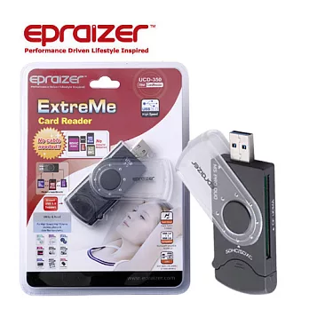 【Epraizer】USB 3.0 多合一讀卡機(UCD350) 黑色