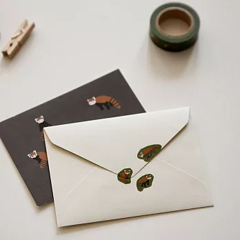 Dailylike 單捲紙膠帶-51 浣熊