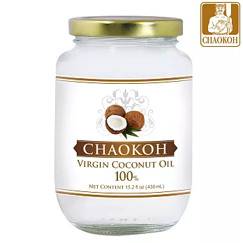 【俏果牌 CHAOKOH】100%冷壓初榨椰子油 450ml