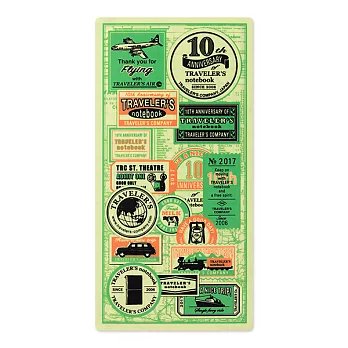 MIDORI TRC Traveler’s Notebook 2017 PAN AM小墊板(限定)-一般尺寸