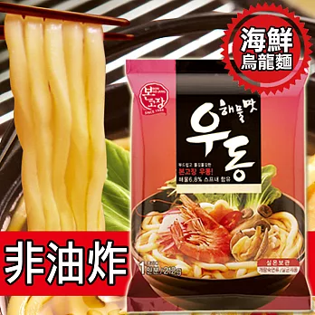 韓本故莊海鮮風味烏龍麵