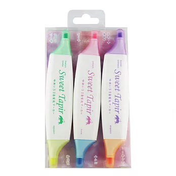 【KOBARU】Sweet Tapir ~ 香味螢光筆組【雙頭設計!】