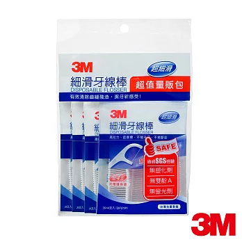 【3M】細滑牙線棒散裝促銷包(四入)