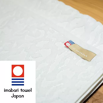 【今治織上】日本今治毛巾 今治認證 ORIM Panthe豹紋 系列 ( 浴巾)白色