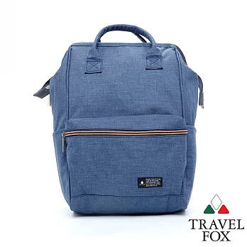 Travel Fox 旅狐單寧機能後背包(平板可入)(藍)(TB691-77)