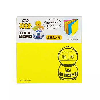 《sun-star》星際大戰TSUM TSUM系列五色亮彩自黏便利貼
