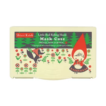 Shinzi Katoh 加藤真治可愛印花抗菌口罩盒-小紅帽(MSK2-05)