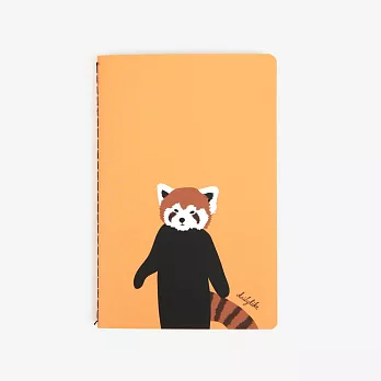 Dailylike 隨手記事空白口袋筆記本-05紅熊貓