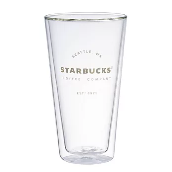 [星巴克]復古品牌雙層玻璃杯
