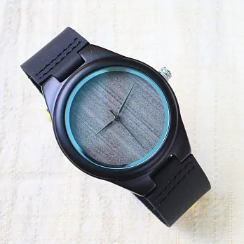 大森竹子暖心系列‧錶框45mm黑檀極簡素淨