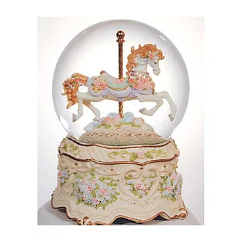 精典系列水球音樂盒-中柱馬