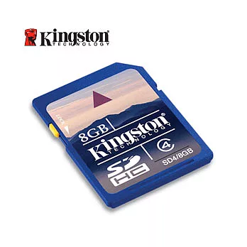 Kingston金士頓 8GB Class 4 SDHC 記憶卡