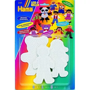 《Hama 拼拼豆豆》模型板(男孩, 女孩, 泰迪熊)