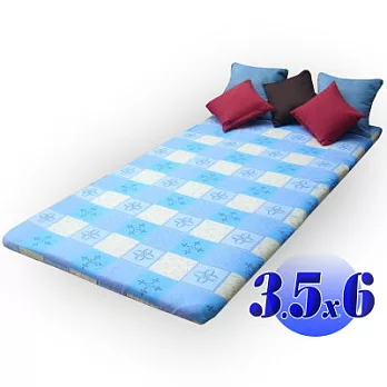 【普普風】天然草本亞藤蓆冬夏兩用床墊-單人加大