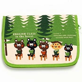 日本Gladee系列-森林學校,萬用袋/收納袋/皮夾/護照夾/收納夾!