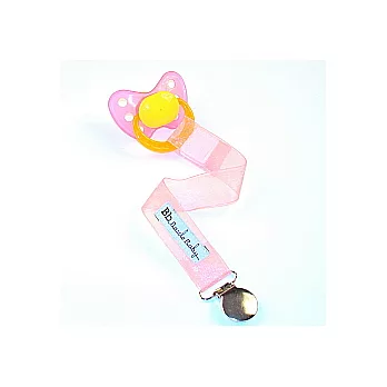 美國Bazzle Baby,造型奶嘴夾、玩具夾,Sheer Pink!