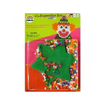 《Perler拼拼豆豆》拼豆樂園1,100顆-童趣 (大星板)