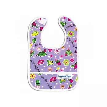 美國製Bumkins,Startbibs防水圍兜防水圍兜-Flower Grdn,美國產製,材質安心!