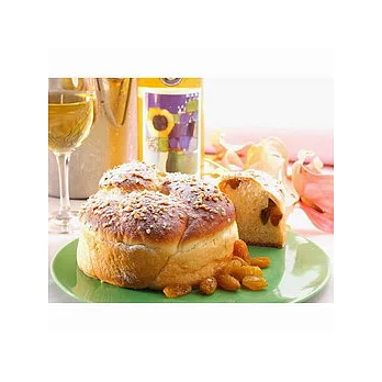 溫德 白葡萄辮子麵包 1入